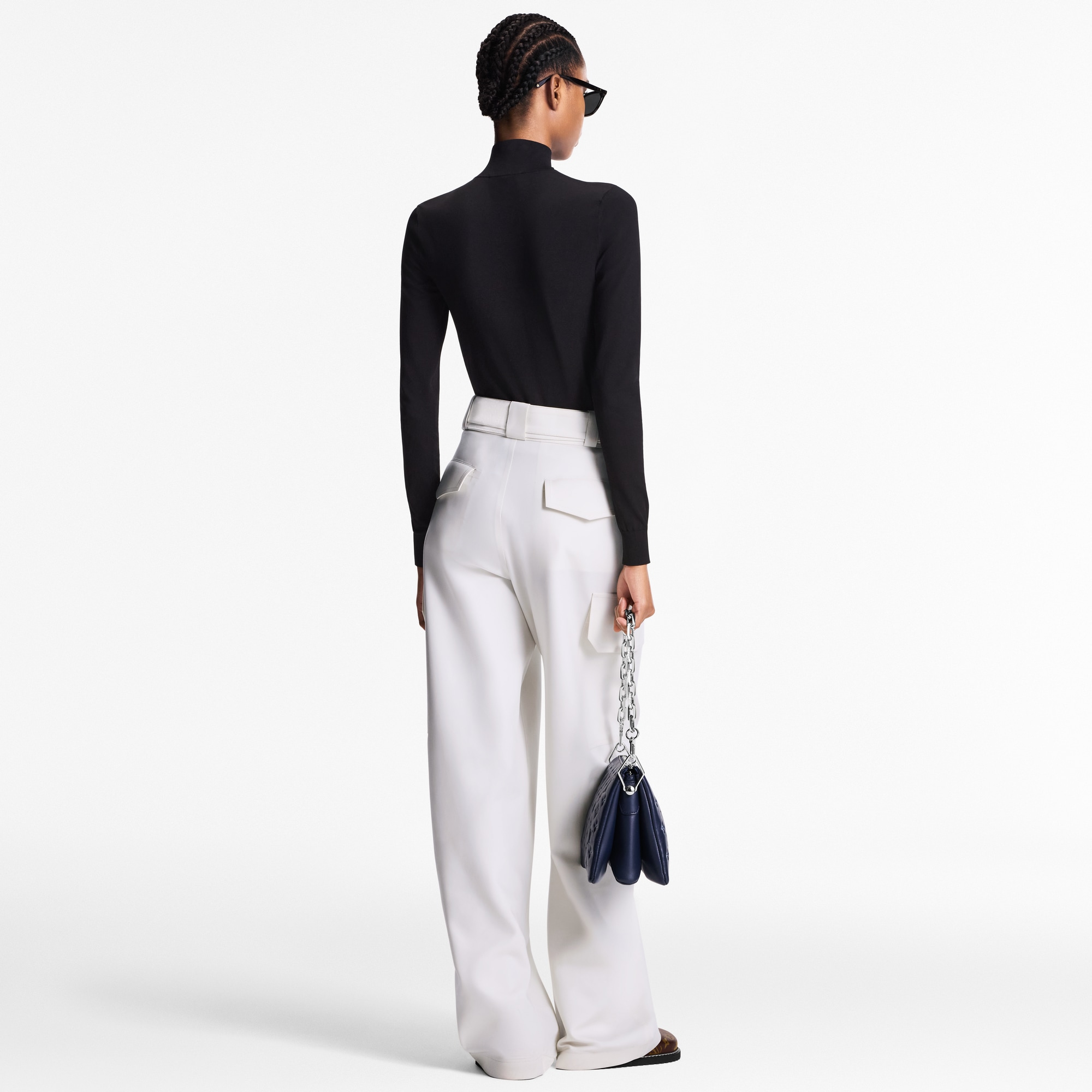 Shoulder Detail Turtleneck Sweater - Women - Ready-to-Wear | LOUIS